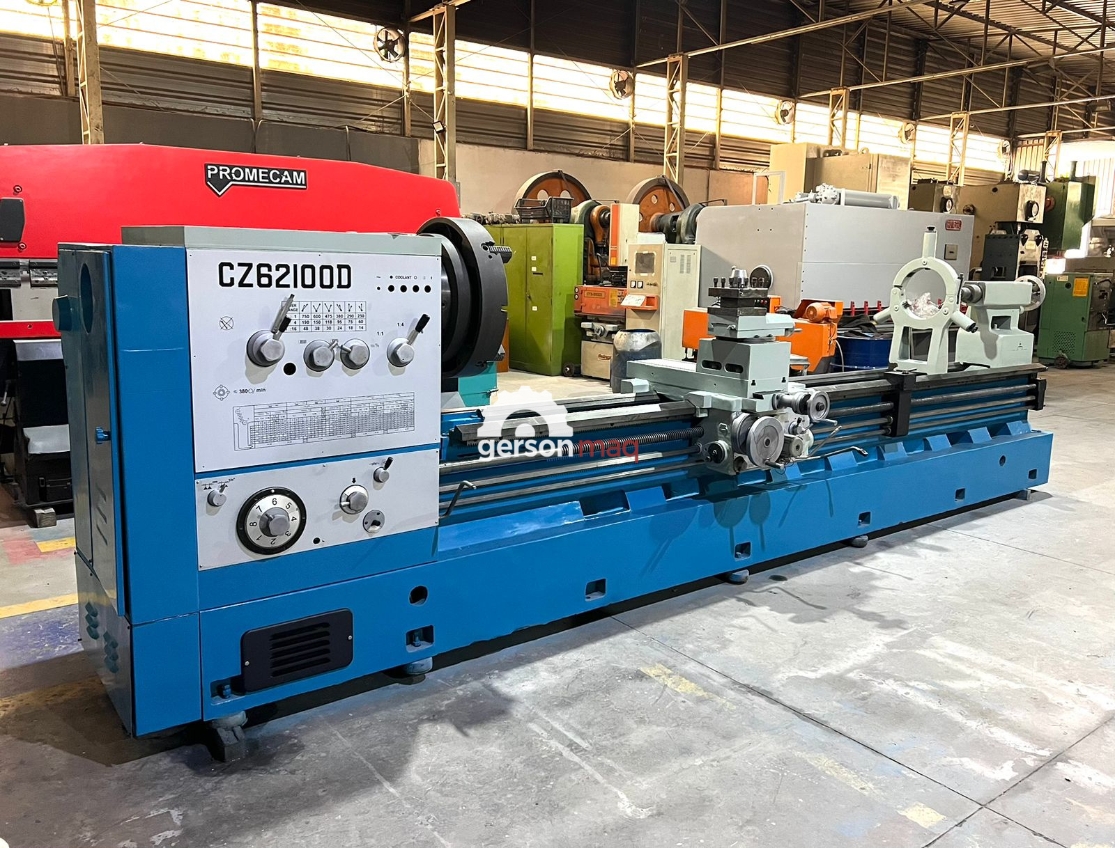 TORNO MECANICO CALVI CZ62100D 1000 X 4000 mm